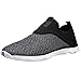 ALEADER Men's Slip-on Athletic Water Shoes Black/Gray 11 D(M) US