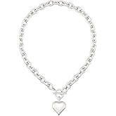 FAUTHENTICUTE Chunky Gold Pendant Necklaces For Women Gold Chain links With Sun Heart Lion Conch Shell Charms Summer Necklaces Beach Jewelry Gift