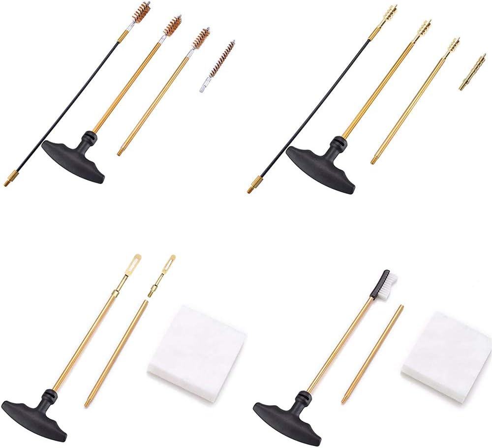 Pro Universal Gun Cleaning Kit, Pistol Caliber  Rifle Shotgun Firearm Cleaner Supplies Set with Portable Case (Black) : Sports & Outdoors