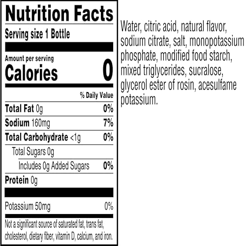 GATORADE G ZERO THIRST QUENCHER, GLACIER CHERRY, 12 OUNCE BOTTLES, 12 COUNT