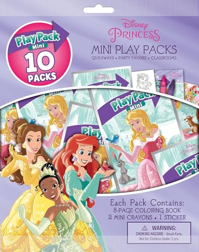 Disney Princess Mini Coloring Play Packs Bendon 41877