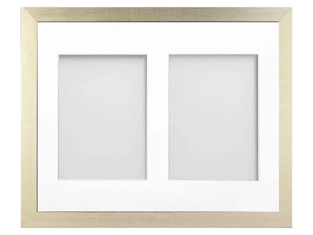 Frame Company Simpson Gold Multi Aperture Photo Frame, 16x12 for 8x6 inch (x2)