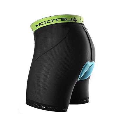 Letook Fahrrad Unterhosen Herren 3D Gepolstert Atmungsaktiv Unterwäsche Shorts für Radunterhose Radsport FahrradHosen Männer