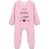 I'm Not Spoiled My Mimi Just Loves Me Baby Bodysuit Cotton Infant Romper Unisex Toddler Outfits