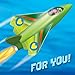 Peaceable Kingdom Valentine Airplanes - 28 Folding Airplane Cards