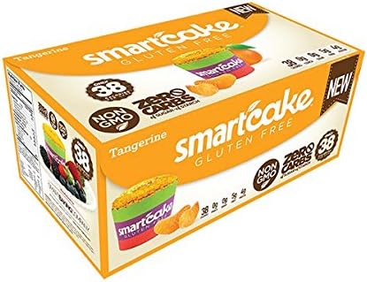 TANGERINE SMARTCAKE (16 cakes): Sugar free, gluten free, low carb, keto snack cake