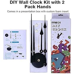 EMOON 2 Pair Hands 3D Clock Movement DIY Large Wall