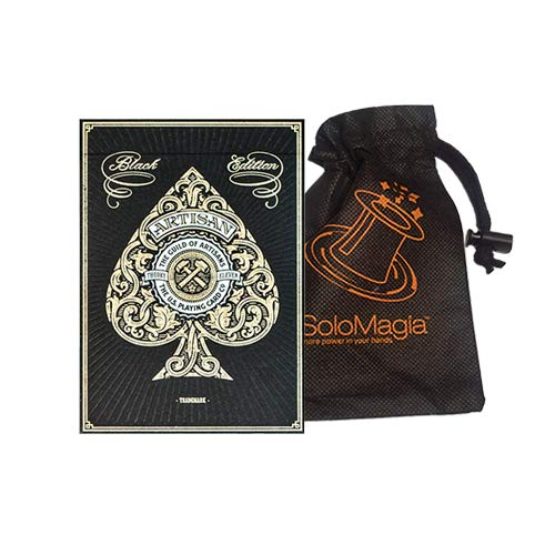SOLOMAGIA Card Bag with Black Artisan Deck by Theory11