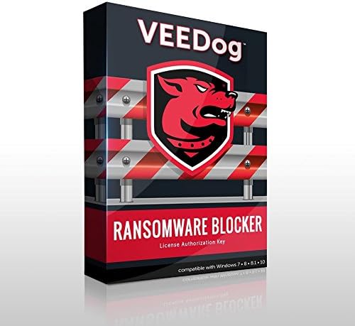 SOFTWARE to block RANSOMWARE -- VEEDog® Premium Ransomware Blocker -- Block Ransomware -- 15 month -- Single License