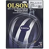 Olson Saw BM82164BL   BI-Metal Band Saw Blade, 1/2 by .025-Inch, 10/14 VARI 64-1/2-Inch