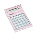 Light Pink Crystal Rhinestone Office Desk Calculator