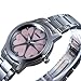 Casio Women's LTP1323D-4A Silver Stainless-Steel Quartz Watch with Pink Dial