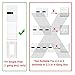 BENLINK Smart Switches Compatible With Alexa Timing Function with Smartphone Compatible with Amazon Alexa and Google Home Glass Panel Light Switches 1 Gang 1 Way