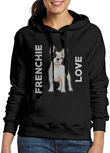 Frenchie Love Cute - French Bulldog Women's Hooded Sweatshirt