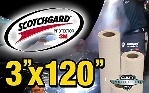 3M Scotchgard Clear Paint Protection Film Bulk Roll 3"-by-120"-inches