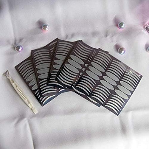 240Pcs Self-Adhesive One Side Eyelid Tapes Breathable Invisible Fiber Double Eyelid Stickers, Instant Eye Lift Strips, Big Eye Decoration Makeup Tools