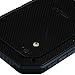 Skinomi Black Carbon Fiber Full Body Skin Compatible with BLU Tank Xtreme 4.0 (Full Coverage) TechSkin with Anti-Bubble Clear Film Screen Protector