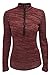Pink Queen Women's Fall Winter 2 Piece Sport Set Gym Suit Tracksuit M Wine Red