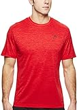 HEAD Men's Space Dye Hypertek Crewneck Gym Training & Workout T-Shirt - Short Sleeve Activewear Top