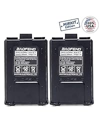 Baofeng - Pilas de ion de litio de gran capacidad 7,4 V 1800 mAh para DM-5R UV-5R UV-5RE BF-F8HP UV-5R V2+ Plus UV-5RTP Series Radio de dos vías por Mirkit Store