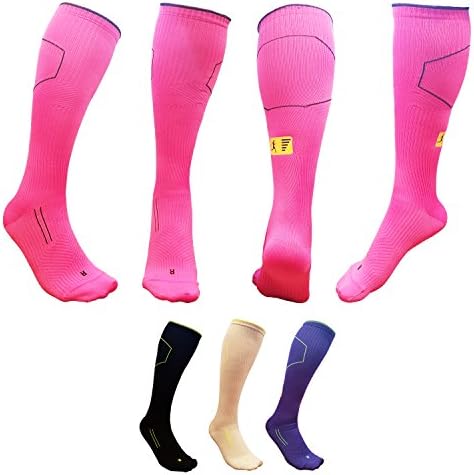 Pars Compression Socks for Men and Women, Graduated Fit for Running, Pregnancy, Flight Travel, Shin Splints, Daily Use