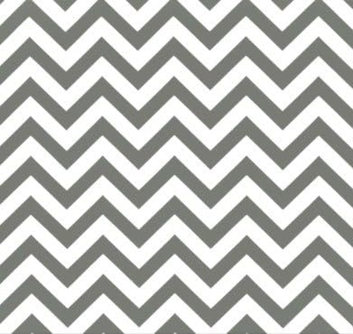 Dwler Gray Chevron Crib Skirt