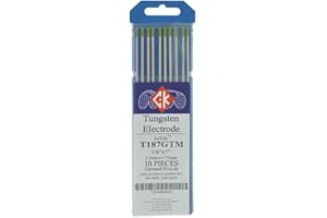 CK WORLDWIDE CK T187GTM LaYZr Tungsten Electrode 1/8" x 7", 10 pack