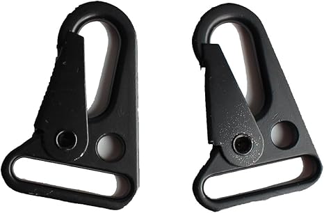 Amazon Com Ten Point Gear Swivel Mount To Hk Clip Adapter Set Of 2 Patent Pending Design Attach To Qd Sling Loop Or Swivel Mounts Suitable For Almost Any Rifle Shotgun