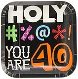 Creative Converting 8 Count Holy Bleep 40th
