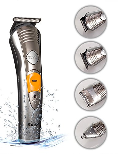 Mens Shaver,T-Antrix 7 in 1 Professional Grooming Kit, Beard Trimmer,Electric Razor, Noes and Ear Hair Trimmer, Hair Clippers for Men with 3 Guide Combs [Rechargeable] [Waterproof] (7 in 1) - Thumbnail 3