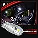 T10 LED Bulb Extremely Bright 3030 Chipset 194 168 SMD W5W LED Wedge Light 1.5W 12V License Plate Light Turn Light Signal Light Trunk Lamp Clearance Lights Reading lamp（6pcs white)