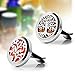 2PCS Aromatherapy Essential Oil Stainless Steel Car Diffuser Vent Clip