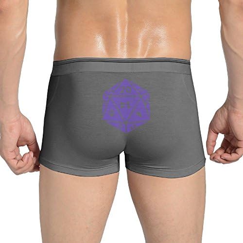 UYILP Twenty-Sided Dice Men's Sexy Soft Classic Custom Boxer Briefs Underwear