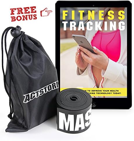 Voodoo Crossfit Bands by Actstorm, Advanced Compression Wrap for Physical Therapy IT, Knee, Arm and Reduce Soreness, Improve Mobility, Tack &amp; Floss (Black)