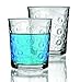 Circleware Parade Double Old Fashioned Whiskey Glasses, Set of 4, 13 oz., Clear