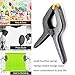 ONDY 2 Pack Of 9” Large Spring Clamps Heavy Duty Nylon Muslin Woodworking Clamps Photo Studio Backdrops Backgrounds Clamps Set, the Jaws Have a Maximum Opening of 4