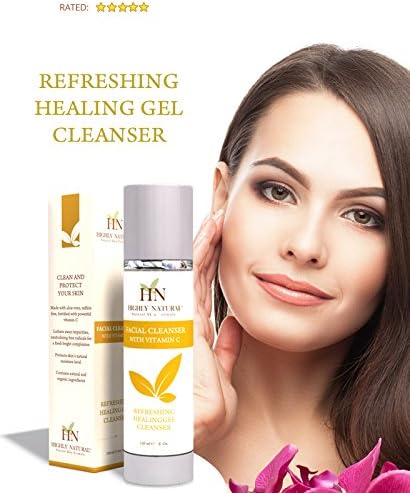 Highly Natural Anti Aging Facial Cleanser with Vitamin C, 4 fl oz