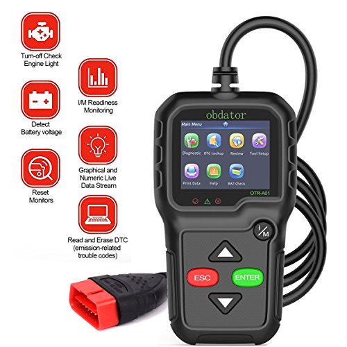 Car OBD2 OBDII Diagnostic Scanner OBDATOR OTR-A01 OBDII/EOBD Auto OBD Code Reader Check Engine Light Diagnostic Scan tool with I/M Readiness - Thumbnail 6