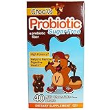 Yum-V's, Probiotic + Prebiotic Fiber, Milk Chocolate, Sugar-Free, 40 Bears - 2pc
