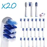 20 PC Electric tooth brush Heads Replacement for Braun Oral B Deep Sweep Trizone