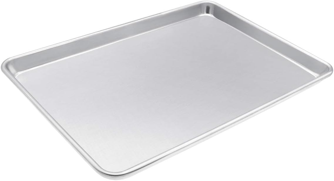TOP KITCHEN 13" x 18" Half Size Aluminum Baking and Cookie Sheet Pan