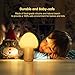 Night Lights for Kids, NTMY LED Baby Night Light Bedside Lamp with Wireless Remote, Safe Silicone + Beech, Eye Caring ,5 Different Colors and 4 Modes, USB Rechargeable, Christmas Gifts