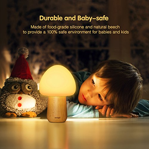 image for Night Lights for Kids, NTMY LED Baby Night Light Bedside Lamp with Wir