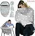 Nursing Breastfeeding Cover Scarf | Baby Car Seat Cover Canopy | Highchair, Shopping Cart, Stroller, Carseat Covers - Best Multi-Use Infinity Stretchy Shawl For Girls and Boys