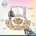 Magnetic Letters and Numbers for Toddlers + Magnetic Board | Alphabet Magnets Includes eBook with 35+ Learning & Spelling Games/ABC Magnets