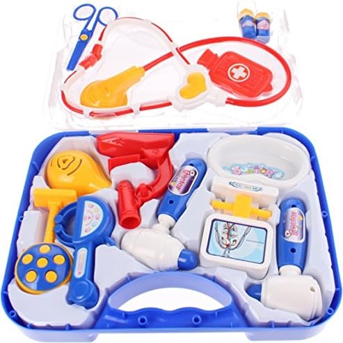 Guilty Gadgets Childrens Kids Doctors & Nurses Hospital Toy Medical Paramedics Case Kit Set Dress Up Role Play Fun Gift