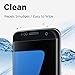 Galaxy S7 Edge Screen Protector [GS7 Edge] [3D Curved Full Cover] GPEL Accessory Glass by Corning Tempered Glass, 100% Replacement Guarantee, Premium Quality Glass in Korea (Black)