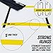 Limm Adjustable Training Agility Ladder - with Free Carry Bag, Hooks, and Online Tutorial Videos | Unique Rope Adjustment Markings & Durable Flat Rungs | for Speed, Footwork, Sports, Fitness and More