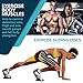 TOPLUS Exercise Slider, Dual Sides Workout Slider Strength Slider Gliding Discs for Core Exercise and Full Body Workout-Abdominal Fitness Equipment Work on Any Surface. (blue)