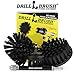 BBQ Scrubbing Brush Set - Electric Spin Scrubber Grill Accessories - Grill Brush Cleaning Kit with Extension - Outdoor Cleaning Supplies - Industrial Scrubbing - Driveway Cleaner